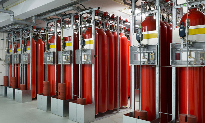 Periodic testing of gas cylinders